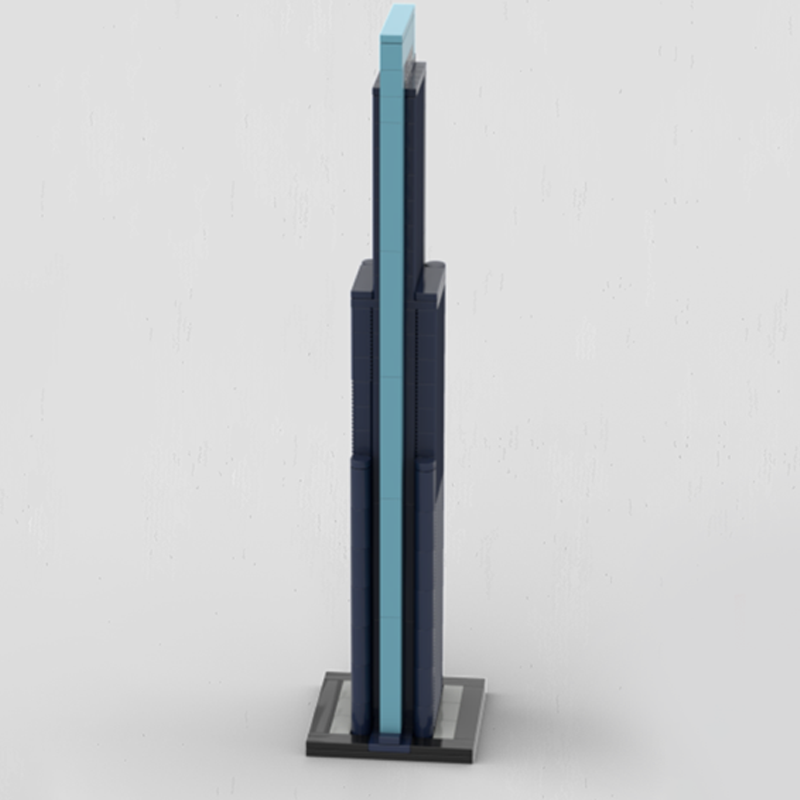218pcs MOC Dubai S Burj Azizi  - Kids Education In Dubai reseña y precio