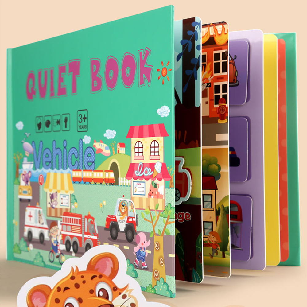 Baby Quiet Book Montessori Bus - Kids Educational Game 3 reseña y precio