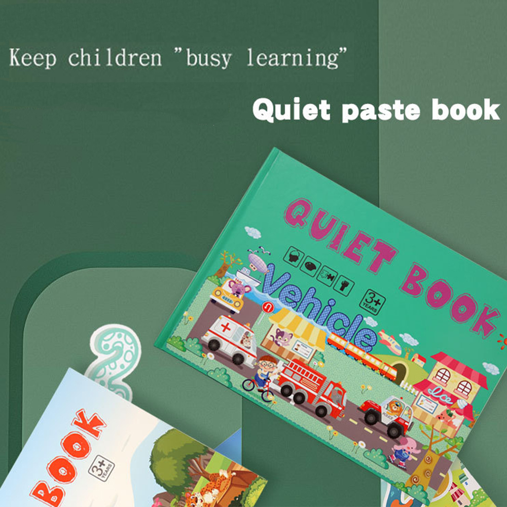Baby Quiet Book Montessori Bus - Kids Educational Game 3 reseña y precio