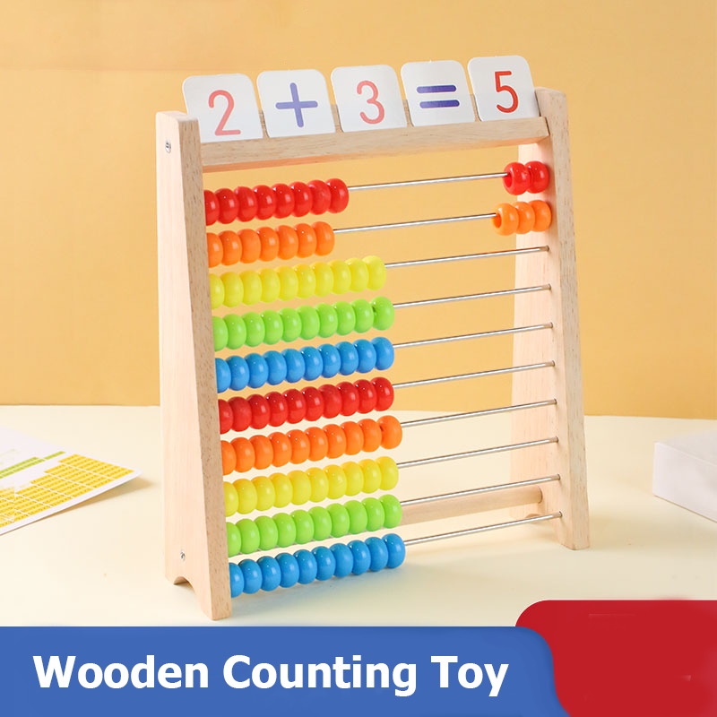 Wooden Counting Toy Abacus Mon - Abacus Counting Bead reseña y precio