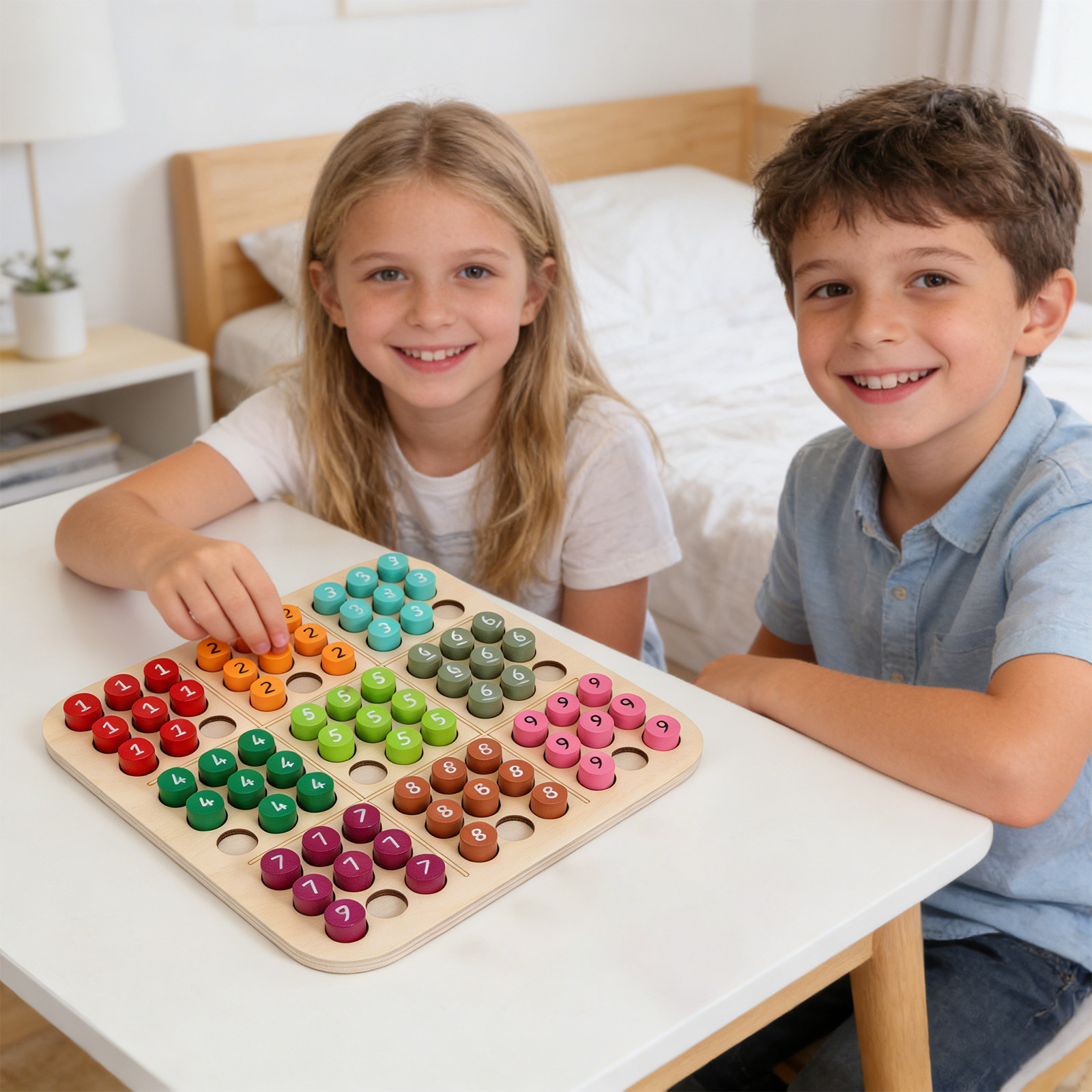 1Set Sudoku Game Wooden Board  - Kids Education And Recreation reseña y precio