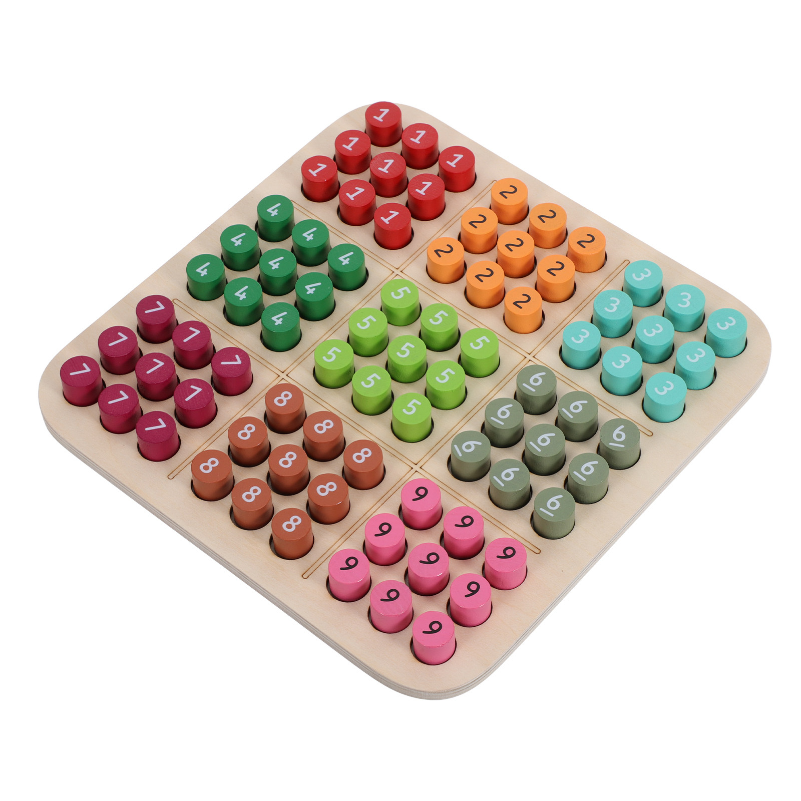 1Set Sudoku Game Wooden Board  - Kids Education And Recreation reseña y precio