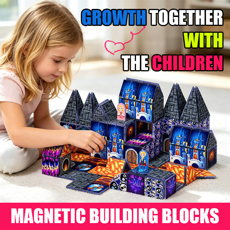 Magnetic Cube Building Blocks  - Kids Educational Game 3 reseña y precio
