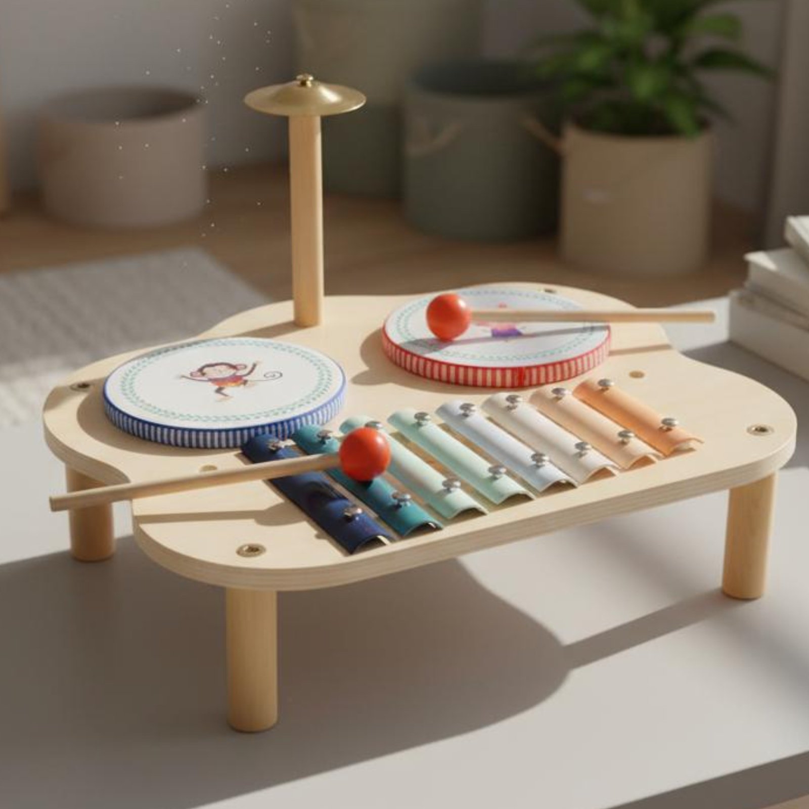 Wooden Music Station Child-Cen - Kids Education Table reseña y precio