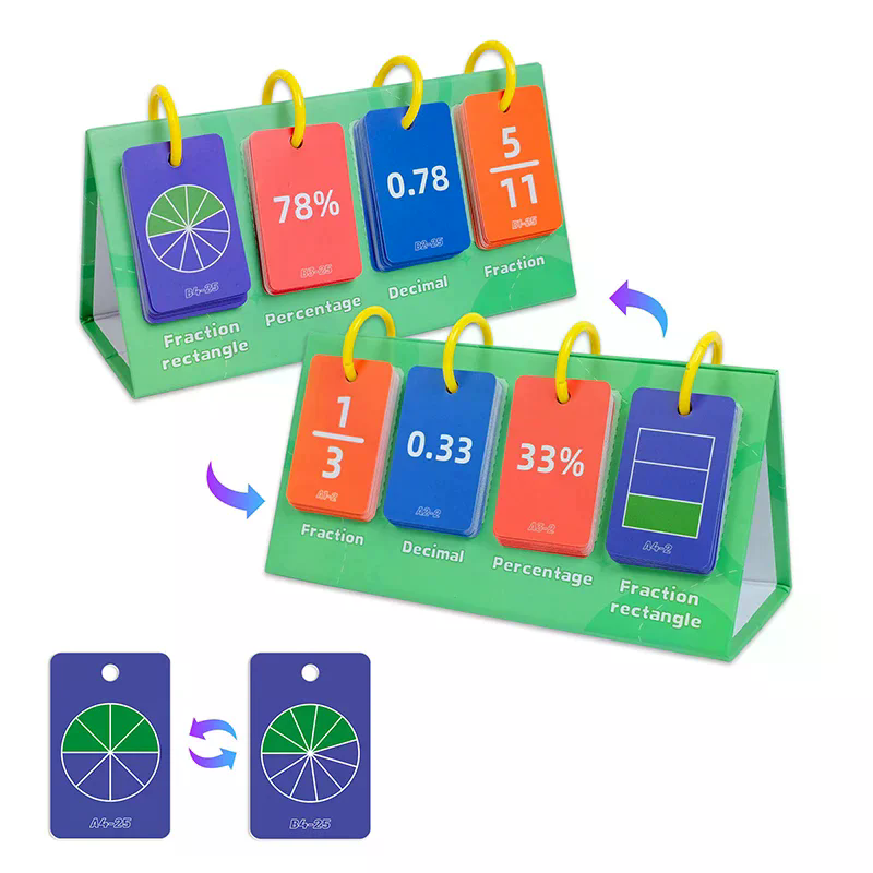 104PCS Decimal Fraction Percen - Kids Education Table reseña y precio