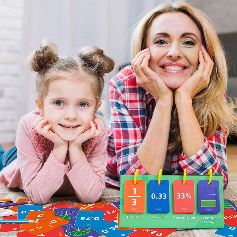 104PCS Decimal Fraction Percen - Kids Education Table reseña y precio