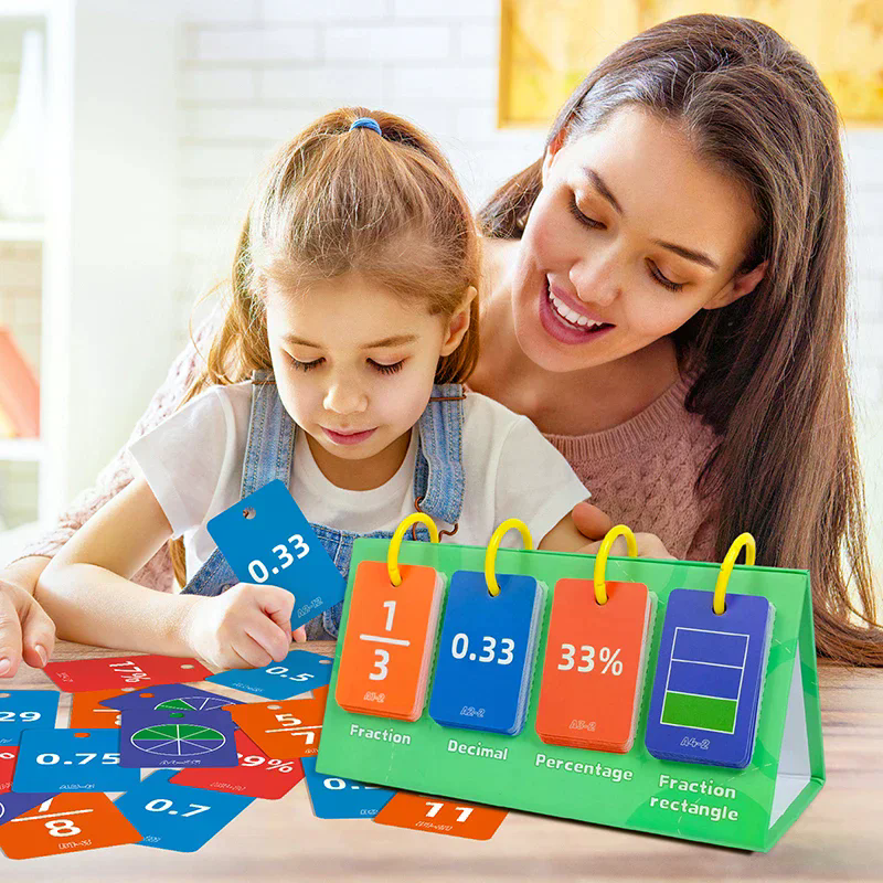 104PCS Decimal Fraction Percen - Kids Education Table reseña y precio
