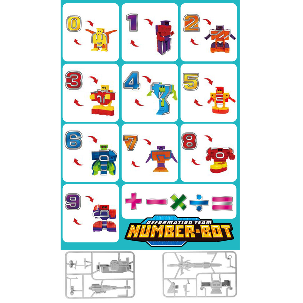 Number robot Toys, Digit Bots  - Kids First Education reseña y precio