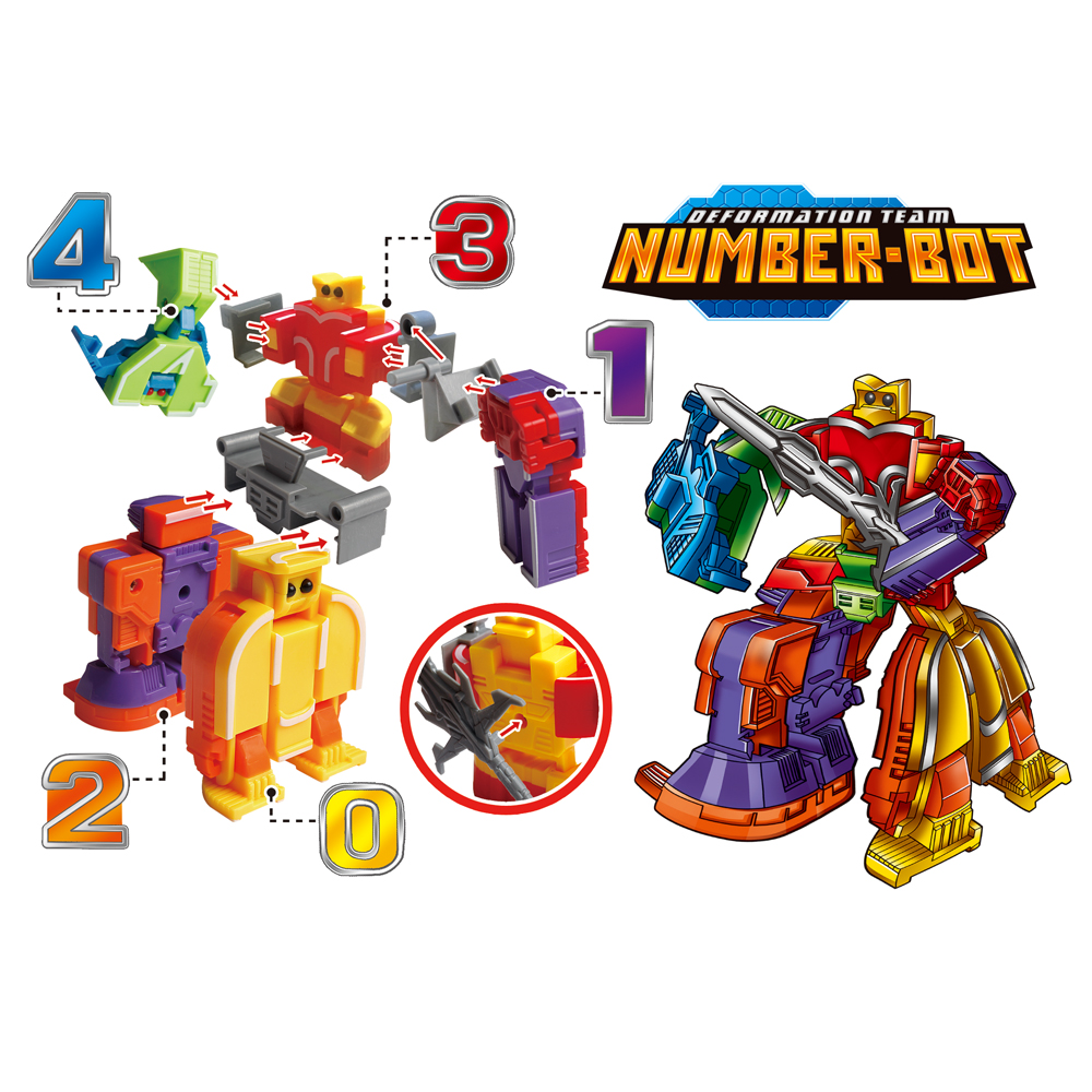 Number robot Toys, Digit Bots  - Kids First Education reseña y precio